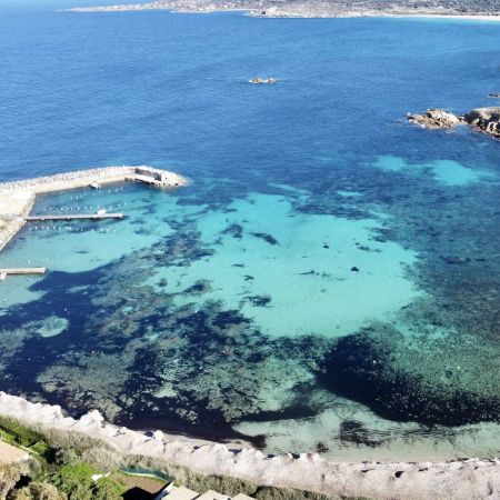 vue aerienne port san damiano